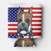 Boxer Hond Blikjeskoeler (Voorkant)