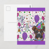 Boxer Hond Briefkaart (Voorkant / Achterkant)