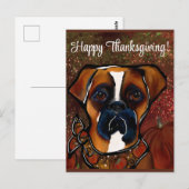 Boxer Hond Briefkaart (Voorkant / Achterkant)