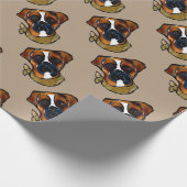 Boxer Hond Cadeaupapier (Hoek)