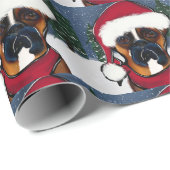 Boxer Hond Cadeaupapier (Rol Hoek)