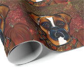 Boxer Hond Cadeaupapier (Rol Hoek)