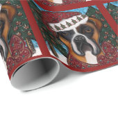 Boxer Hond Cadeaupapier (Rol Hoek)