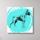 Boxer-hond Canvas Afdruk (Voorkant)