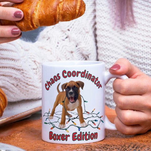 Boxer Hond Chaos Coördinator Magische Mok
