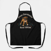 Boxer Hond Chaos Coördinator Schort (Voorkant)