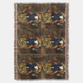 Boxer Hond Deken (Voorkant Verticaal)