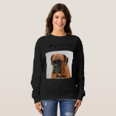 Boxer Hond Dier En Huisdier Hond Trui (Voorkant volledig)