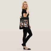 Boxer Hond Duo Tussen De Bloemen Tote Bag (Op model)