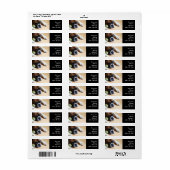 Boxer-hond Etiket (Full Sheet)