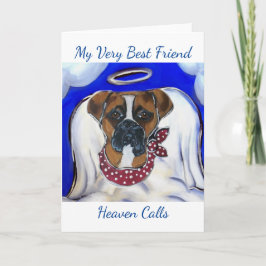 Boxer Hond Feestdagen Kaart