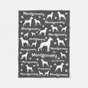 Boxer Hond Fleece Deken – Gezellig Aangepast Huisd