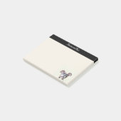 Boxer-hond gepersonaliseerd artikel post-it® notes (Schuin)