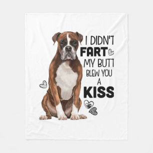 Boxer Hond geschenken Fleece Deken