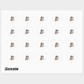 Boxer Hond geschenken Hart Sticker (Vel)