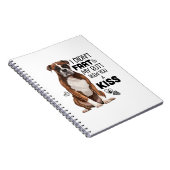 Boxer Hond geschenken Notitieboek (Rechterzijde)
