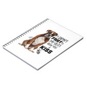 Boxer Hond geschenken Notitieboek (Linkerzijde)