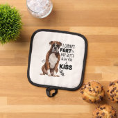 Boxer Hond geschenken Pannenlap (Top down)