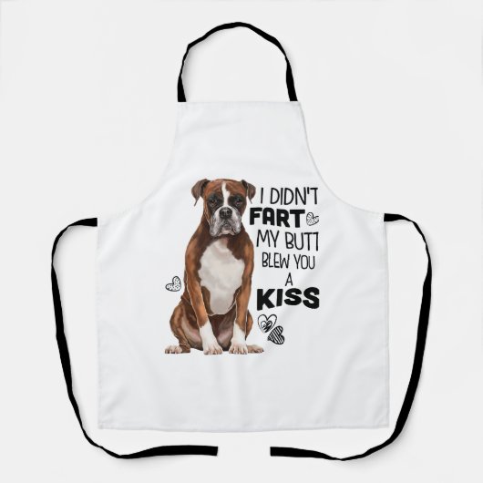 Boxer Hond geschenken Schort (Voorkant)