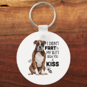 Boxer Hond geschenken Sleutelhanger (Voorkant)