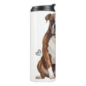 Boxer Hond geschenken Thermosbeker (Gedraaid links)