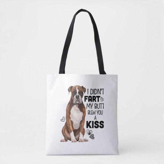 Boxer Hond geschenken Tote Bag (Voorkant)