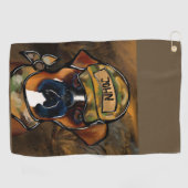 Boxer Hond Golfhanddoek (Horizontaal)