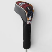 Boxer Hond Golfheadcover (Schuin)
