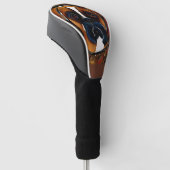 Boxer Hond Golfheadcover (Schuin)