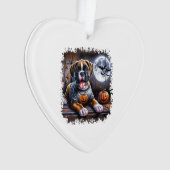 Boxer Hond Halloween Ornament (voorkant)