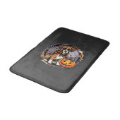 Boxer Hond Halloween Pompoen Sublimatie Badmat (Gekanteld)
