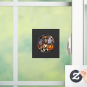 Boxer Hond Halloween Pompoen Sublimatie Raamsticker (Huis)