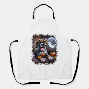 Boxer Hond Halloween Schort