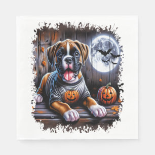 Boxer Hond Halloween Servet