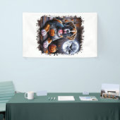 Boxer Hond Halloween Spandoek (Beurs)