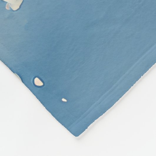 Boxer Hond in Sledge Laat het Sneeuw Kerstmis Fleece Deken (Hoek)