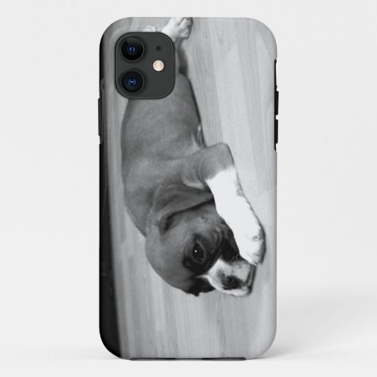 Boxer hond iPhone 5 Barely Daar Universal Hoesje (Achterkant)