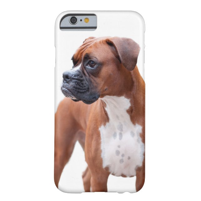 Boxer hond iPhone 6 hoesje (Achterkant)
