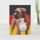 Boxer-hond Kaart (Voorkant)