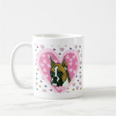 Boxer Hond Koffiemok (Links)