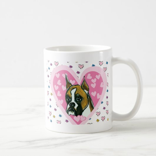 Boxer Hond Koffiemok (Rechts)