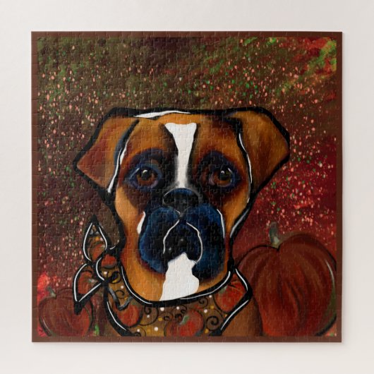 Boxer Hond Legpuzzel (Verticaal)