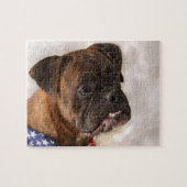 Boxer-hond Legpuzzel (Horizontaal)