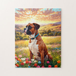 Boxer hond legpuzzel