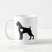 Boxer Hond Mok Geschenk (Links)