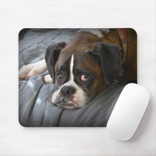 boxer, hond muismat (Met muis)