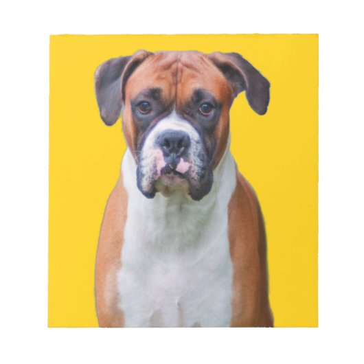 Boxer-hond Notitieblok (Voorkant)