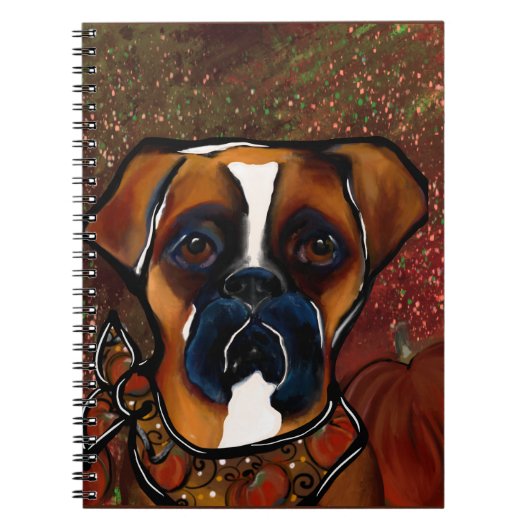 Boxer Hond Notitieboek (Voorkant)