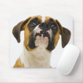 Boxer-hond op muismat (Met muis)