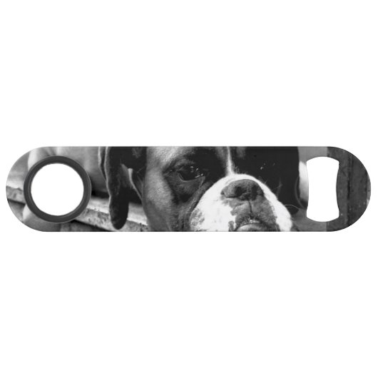 Boxer hond op vensterbank bocnm speed flessenopener (Voorkant (Horizontaal))